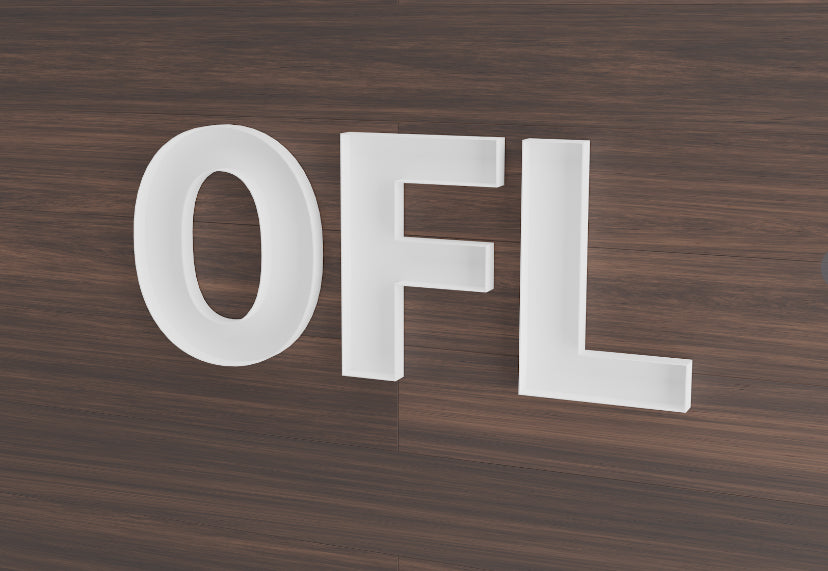 Open-Face Letters