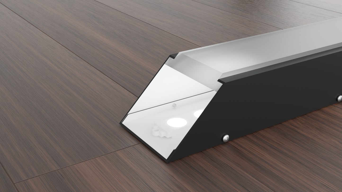 Metal Face Trim - with Excess Acrylic Face