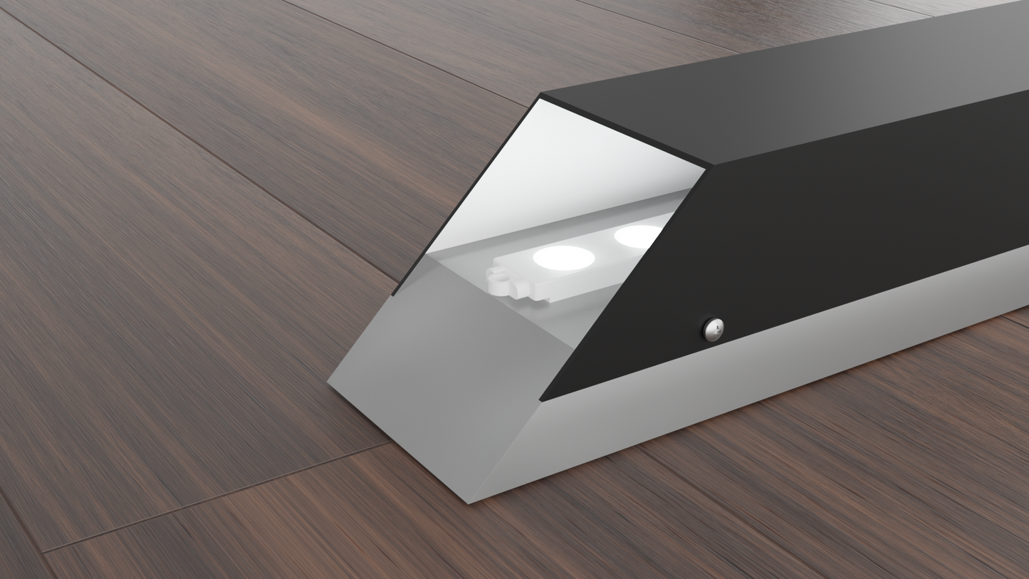 Reversed Channel Letters with Profiled Acrylic Backs